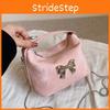 Fashionable Chain Strap Shoulder Bag With Butterfly Knot For Women