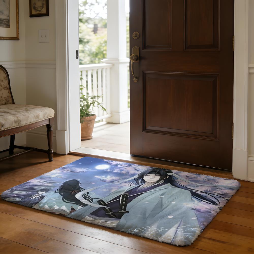 Floor Mat Soft Flannel Rug Non Slip Absorbent Mat for Bathroom Bedroom Home Decor A Aurora Aksnes Singer