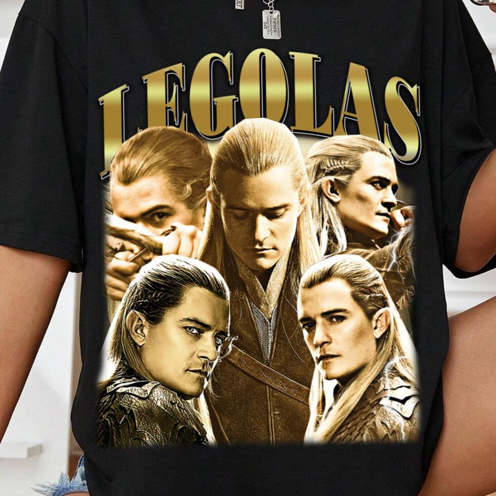 Legolas T-Shirt – Vintage Lord of the Rings Crewneck, Elven Archer Fan Apparel|............||| 3XL