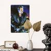 Segni Metallica Vintage Johnny Hallyday Personalizzati Cantante Rock Francese Placca di Latta Cancello Giardino Bar Decorazione Murale 30x20cm