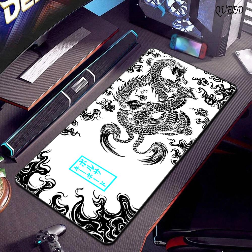 Red Dragon Large Mouse Pad Table Mat Gamer Mousemats Office Mouse Mat Rubber Anti Slip Big Mousepad Keyboard Mats For Computer