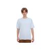 Comfortable Breathable Solid Color Round Neck Short Sleeve T-Shirt Men Tops Ceramic-Blue 972528125-9