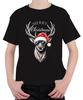 Rentier Weihnachten Merry Christmas Weihnachtsmütze Sonnenbrille Unisex Kinder T