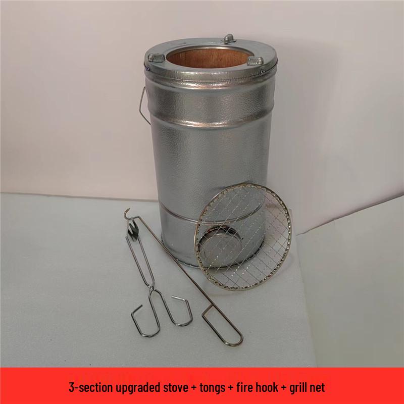 Compact Honeycomb Charcoal Stove for Household Heating and Boiling Water - Ideal for New Homes