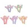Telephone Cord Spiral Hairband Butterfly Hair Tie for Little Girl Sweet Ponytail Holder Elastic Hair Styling Accessories