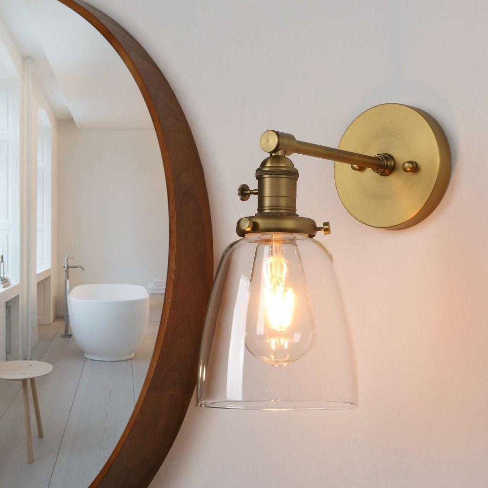 Glass Lampshad Glass Wall Lamps Industrial Wall Lights Retro Wall Lighting Bedside