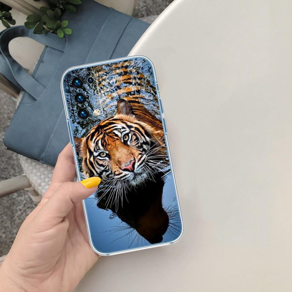 LO6 Animal Tiger Phone Case for Motorola Moto G10 G20 G30 G31 G32 G34 G35 G41 G42 G50 G51 G52 G55 G60 G60S G62 G71 G72 G75