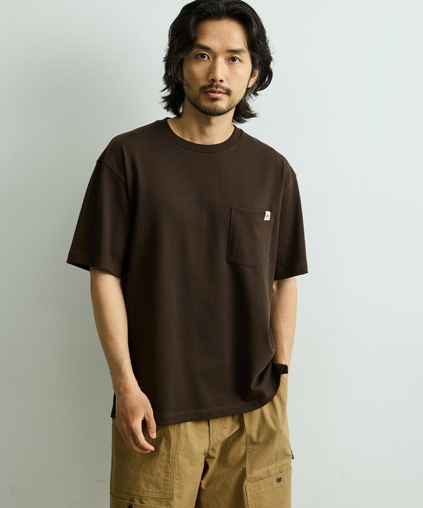 ONNHANS Short Sleeve Pocket T-Shirt_Deep Brown