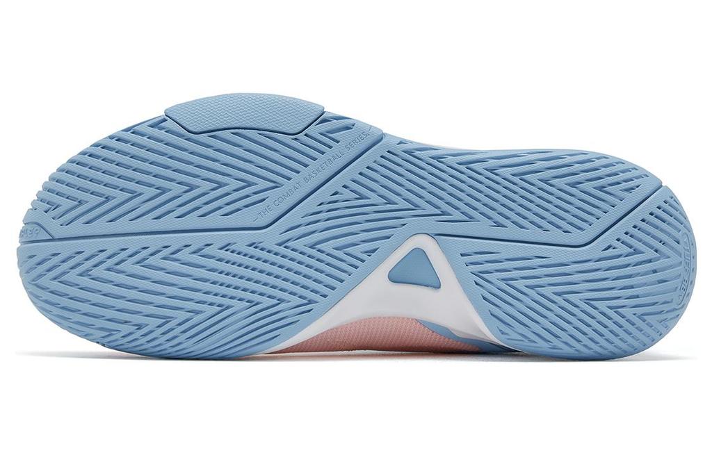 Li Ning Flash 3 Comfortable Cushioning Slip Resistant Abrasion Resistant Low Top Basketball Shoes Men's Blue Pink ABPT083-1