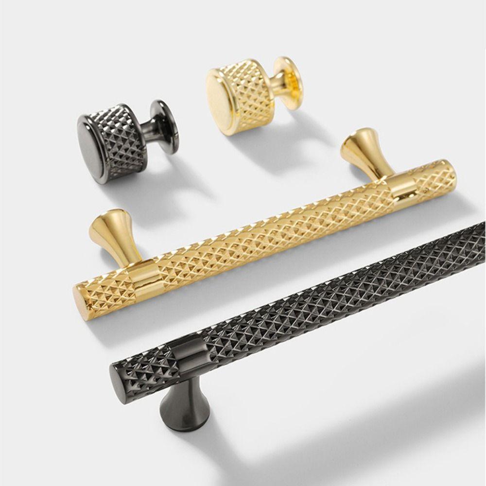 Nordic Style Cabinet Handles Copper Finish Drawer Knobs Furniture Hardware  Kitchen Accessories