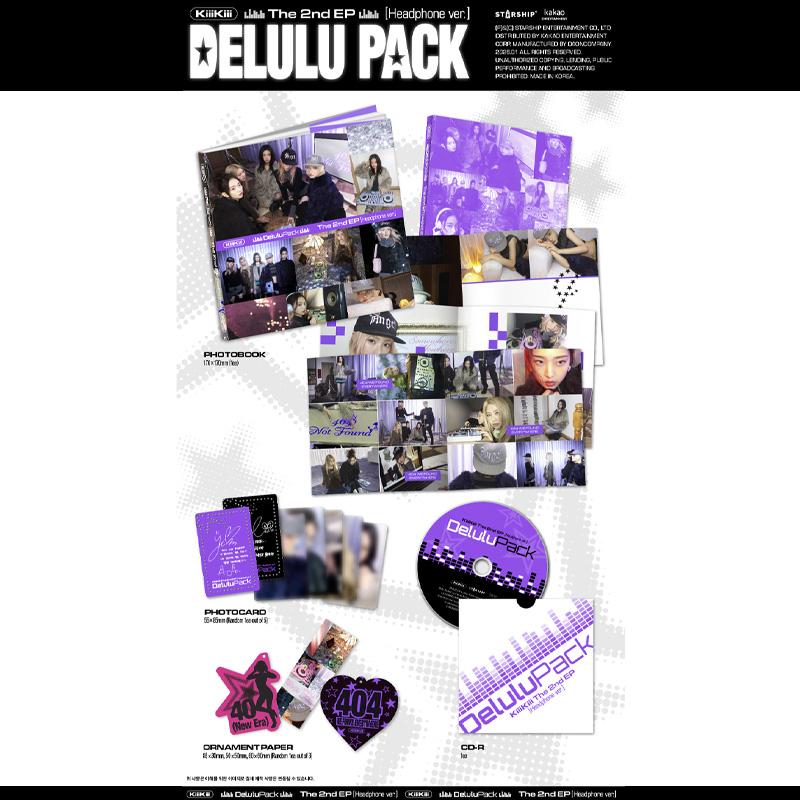 [PRE PEDIDO] KiiiKiii – El 2º EP [Paquete Delulu] Auriculares. Versión