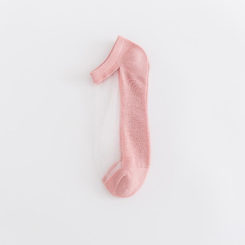 

Женские летние тонкие носки-лодочки - Кристально-хлопковая подошва, Влагоотводящие, Короткий стиль One Size (34-41)