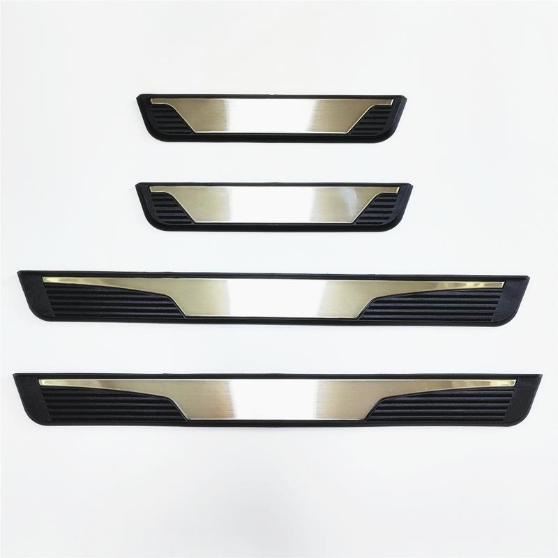 For Dodge Charger 2011-  Door Sill Scuff Plate Cover Trim Sticker Car Styling Threshold Kick Pedal Protector Accessories