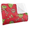 TMNT Silky Patterned Christmas Supersoft Blanket