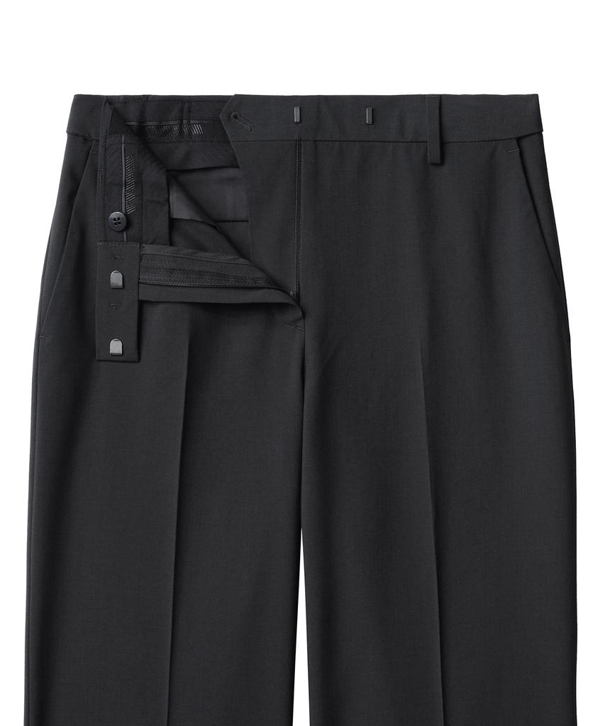 MUSINSA STANDARD WOMAN [Cooltandard] Women'S Straight Hidden Banding Slacks [Gray]