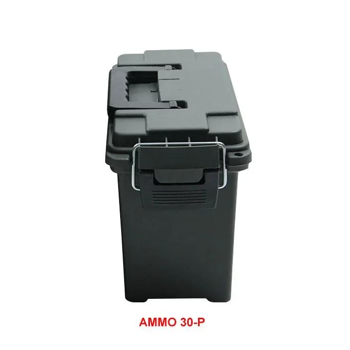 Plastic Ammo Box Weapons Safe Storage Can Lightweight High Strength Bullet Safety Crate Case for Ammo Accessory Secure Storage