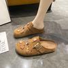 Fashion 2025 Women Sandals  With Arch Support Shoes Outdoor Beach Suede Clogs Slippers Suede Clogs Slippers Soft Insole Sandals