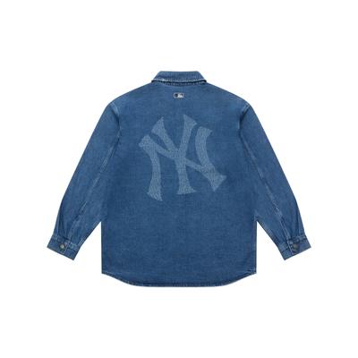 New York Yankees Basic Collection 25FW Shirt Unisex Standard Denim 3ADRB0354-50INS