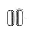 4Pcs For Mazda MX-5 Miata 2009-2015 Carbon Fiber Door Handle Bowl Sticker Cover