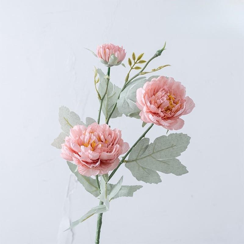 Peony Macaron Artificial Flower Home Decoration Wedding Celebration Holding Flowers Guiding Flower Walls Fake Flowers Shooting Props