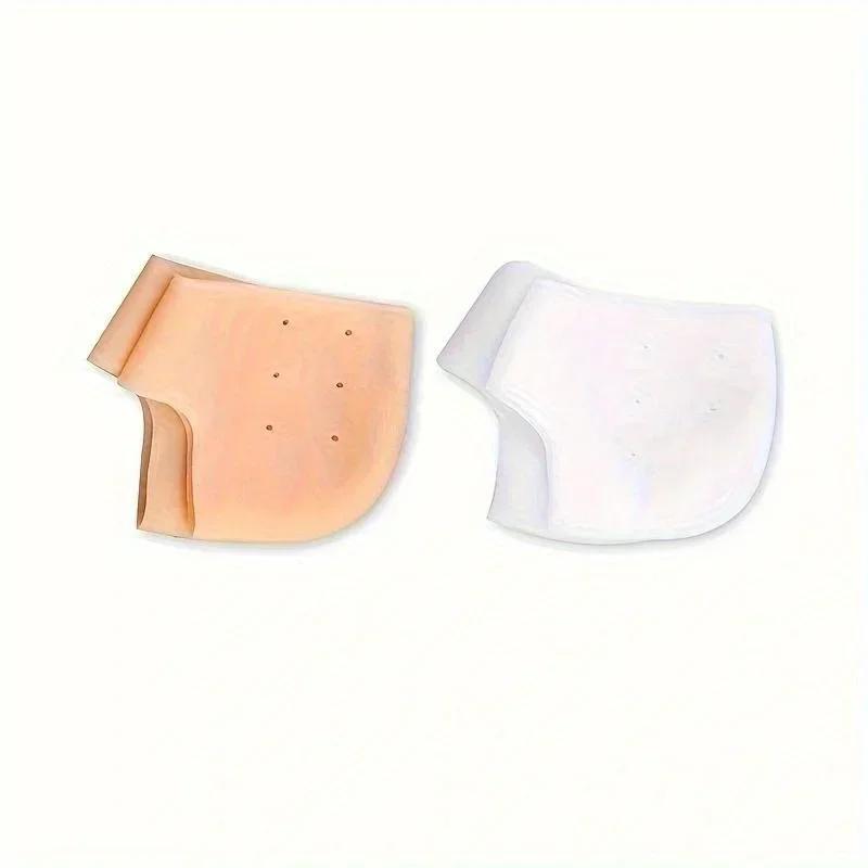 1 Pair Silicone Rubber Gel Socks Anti Cracking Liner Heel Socks Elastic Silicon Moisturizing Foot Skin Care Heel Foot Protection