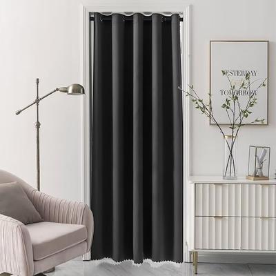 Karato Kobo Partition Curtain, Heat Insulating, Cold Protection, Stylish, Blackout, 180cm Length,