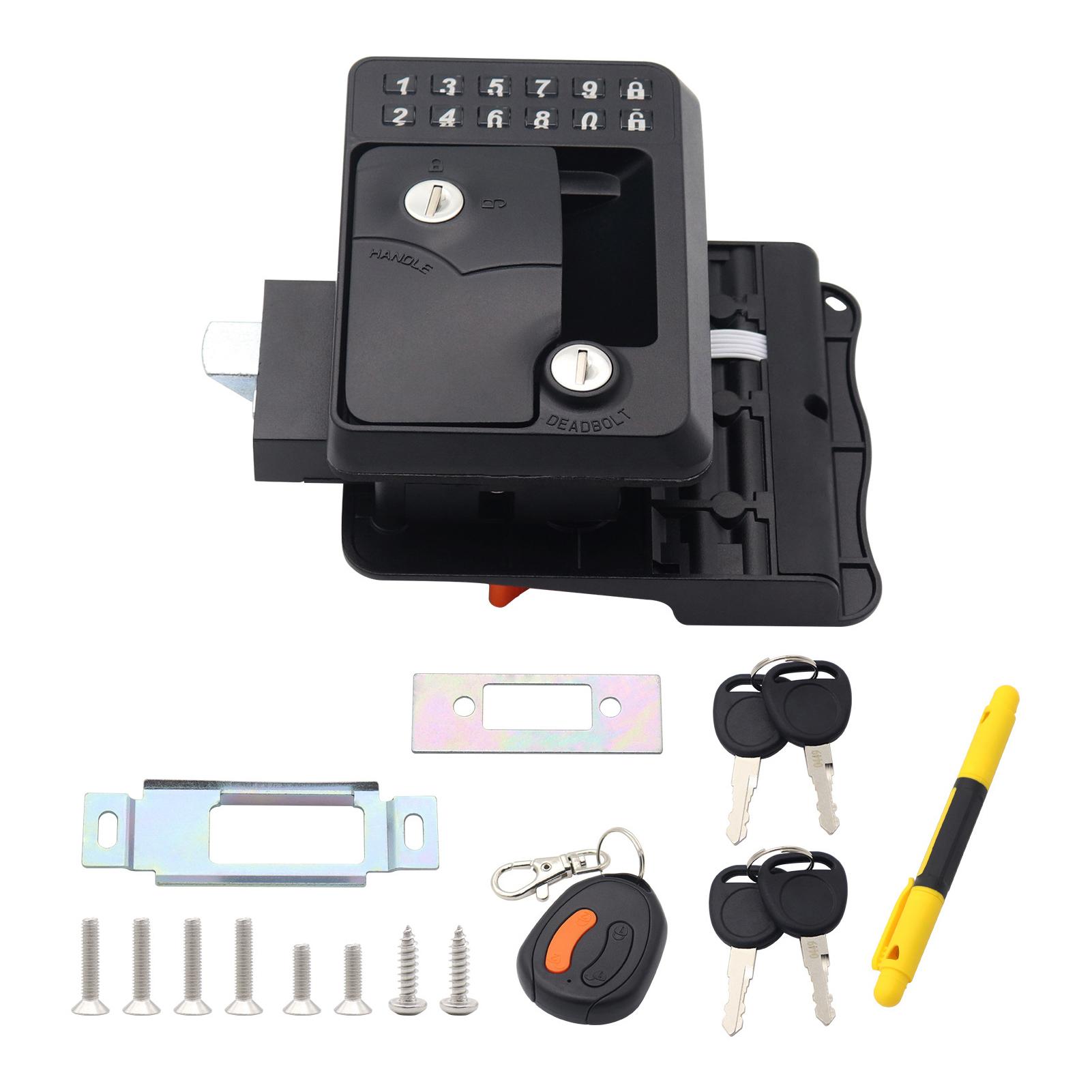

RV Keyless Entry Door Lock With Deadbolt Backlit Keypad Lock Door Lock Easy Installation