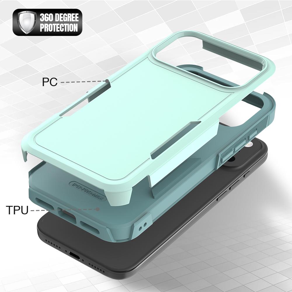 High Quality Armor Shockproof Defender Commuster Phone Case for IPhone 17 Pro Max Air PC TPU Anti Shock Hybrid Rugged Protect Back Cover