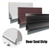39" Length Door Seal Strip Brush Design Door Draft Stopper Under Door Gap Filler  Universal Fit