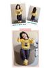 Spring 2025 Girls' Cartoon Sweatshirt & Pants Set - Casual Two-Piece for Baby Girls