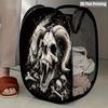 1Pcs Halloween Series 3 Pop-Up Laundry Hamper Expandable Mesh Hamper Basket for Room Bedroom Bathroom Organization Contemporary Storage