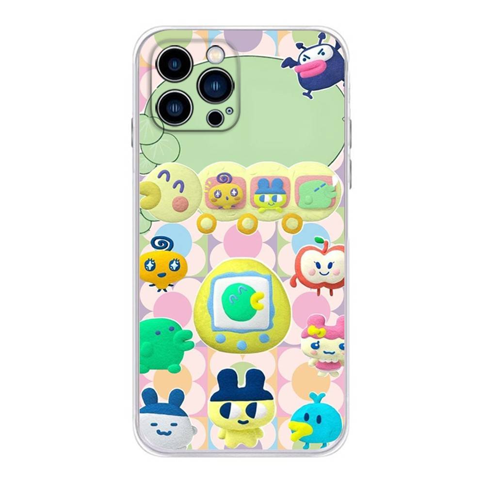 Game T-Tamagotchi K-Kuchipatchi Phone Case For iPhone 17 16,15,14,13,12,11 Plus,Pro,Max,XR,Plus,E,Mini Transparent Soft Cover