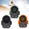 Waist Fan 4 Speed Adjustable USB Rechargeable Portable Belt Fan with LED Light for Outdoor