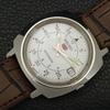 VINTAGE SEIKO 5 AUTOMATIC JAPAN MENS WHITE COLOR DIAL WATCH a701201-5 R206a-a701201