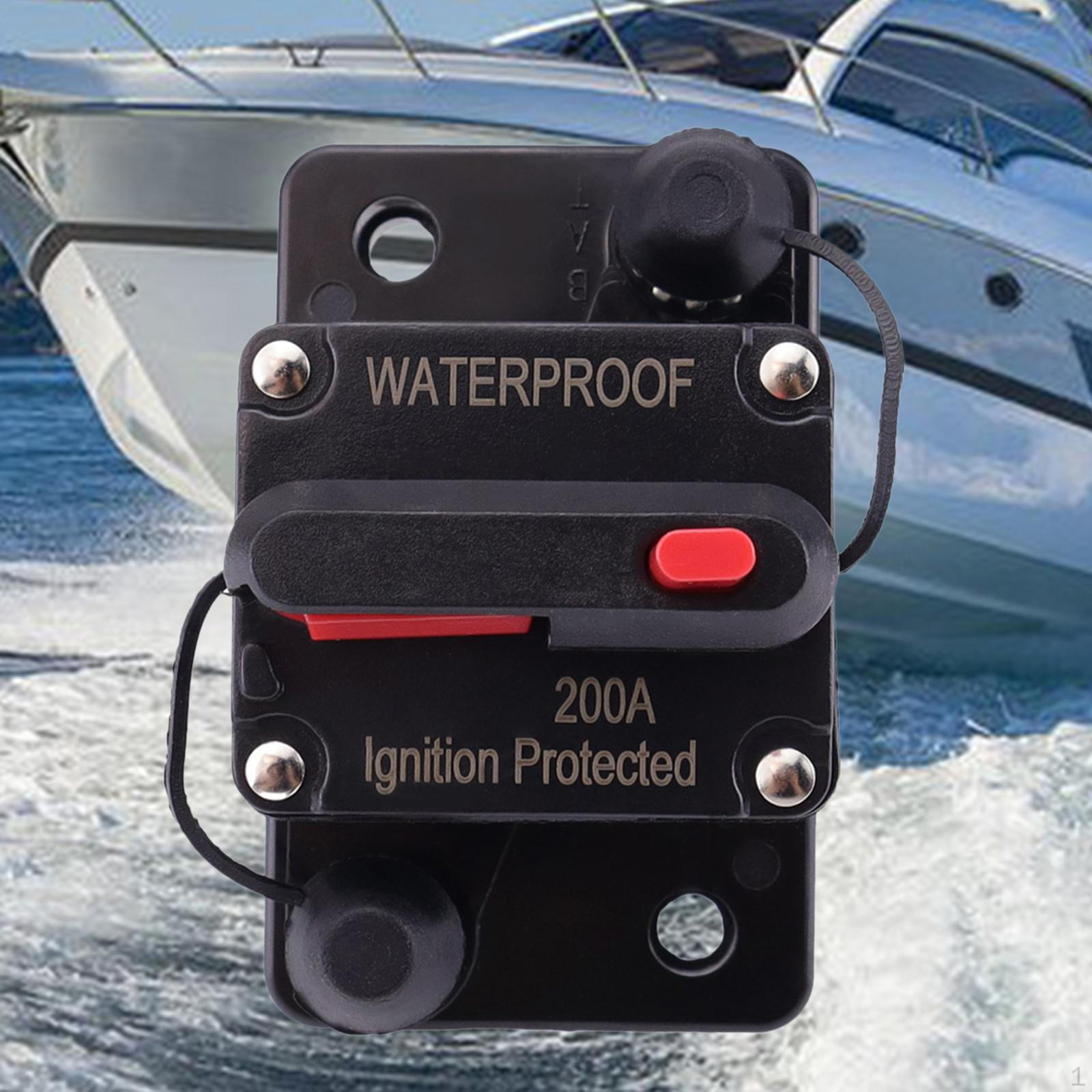 12V-48V DC Marine Breaker with Reset Function for ATV, RV, And Truck 200A