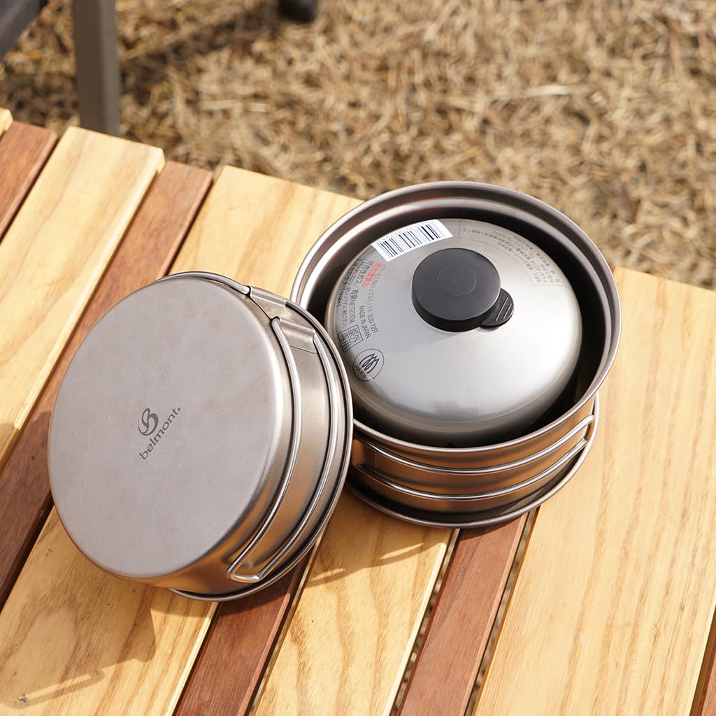 Belmont Titanium Trail Cooker Made in BM-580 (with case), Japan, Tsubame-Sanjo