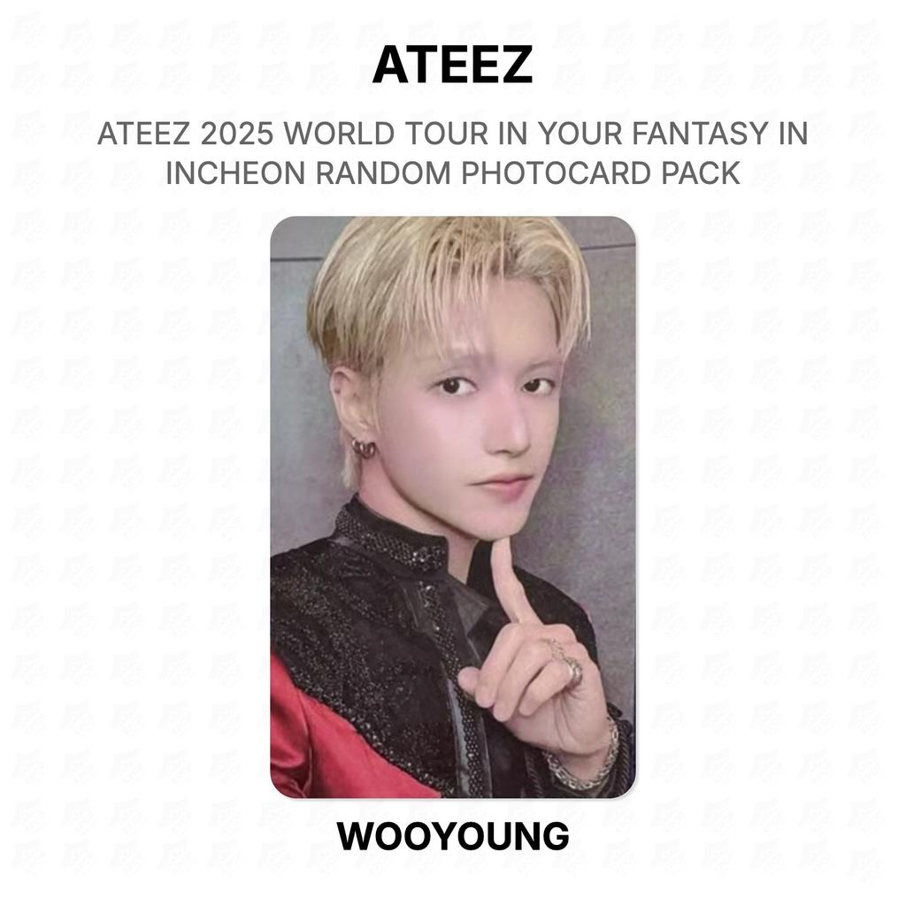 ATEEZ 2025 WORLD TOUR IN YOUR FANTASY IN INCHEON RANDOM PHOTOCARD PACK Official Photocard