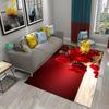 Rote Rosen Teppiche für Wohnzimmer Romantischer Blumenteppich Weiche Bodenmatte Blumenteppiche für Schlafzimmer Valentinstag Dekorative Bereichsmatten