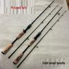 Carbon Lure Fishing Rod, M-Action, Jointed with Straight Gun and Solid Wood Two-Piece Handle