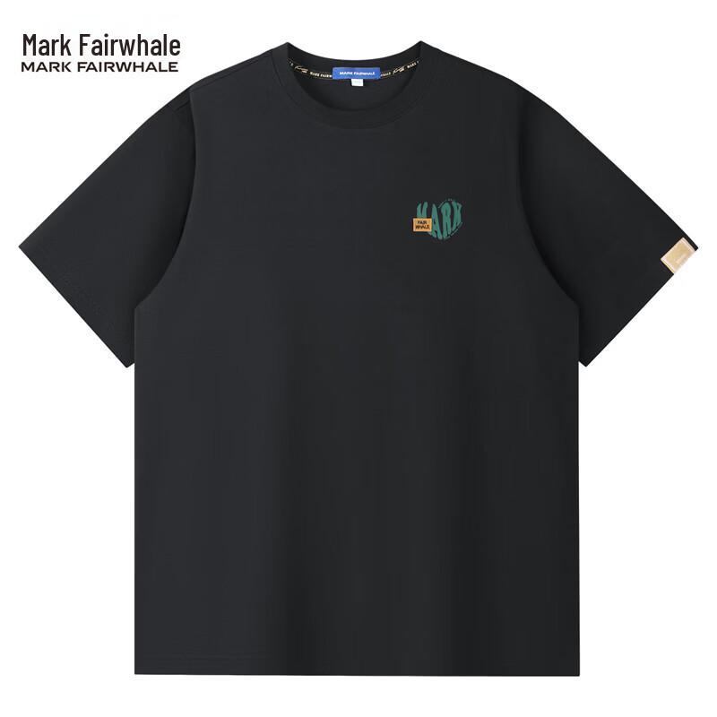 Mark Fairwhale Men s Oversized Breathable Black Short Sleeve T-Shirt S