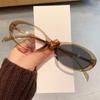 Retro Oval Frame Photochromic Myopia Glasses Women's INS Style High Definition Comfort Eyewear Minus Diopter 0 To -4.0