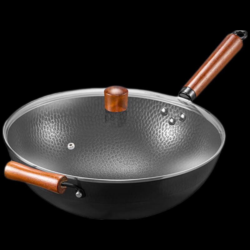 Midea 30cm Iron Wok Stir-Fry Pan