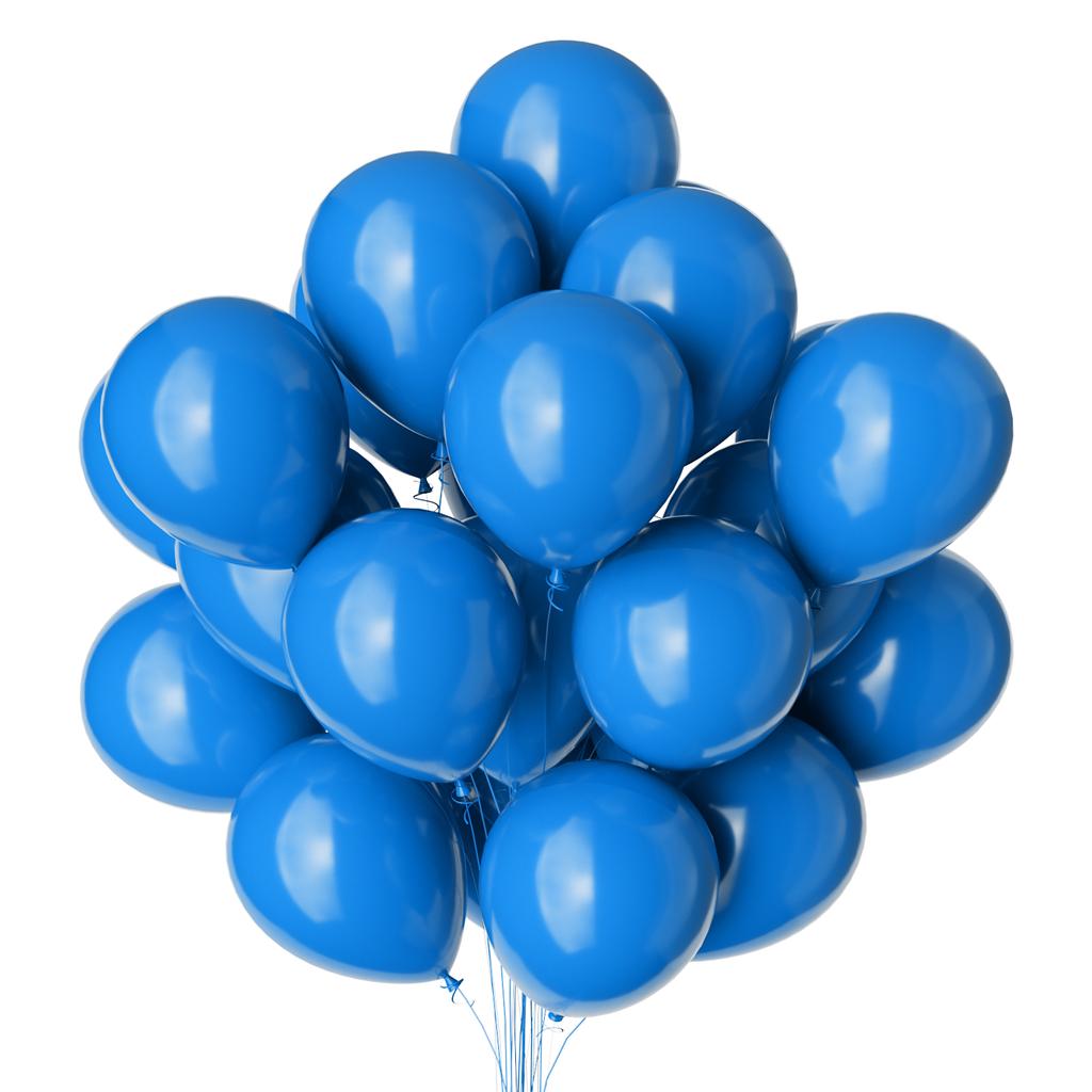 10pcs Set 10inche Blue Latex Latex Party Balloons For Birthday Party Party Balloons Birthday Balloons Latex Balloon