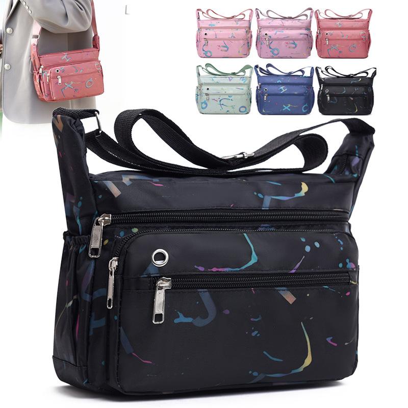 New Women's Bag Shoulder Bag Fashionable Multi-pocket Multi-compartment Messenger Bag Outdoor Leisure Large-capacity Women's Bag