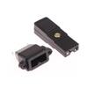 Two-Wire Electric Screwdriver Plug 2-Core Power Socket Dc Power Plug Connector 2 Pins Black Small Two-Wire Plug