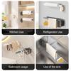 1/2Pcs Kitchen Hanging Rack 360-Degree Rotation Wall-Mounted Rotating Organizer Vertical Wall Storage Stand Rag Holder