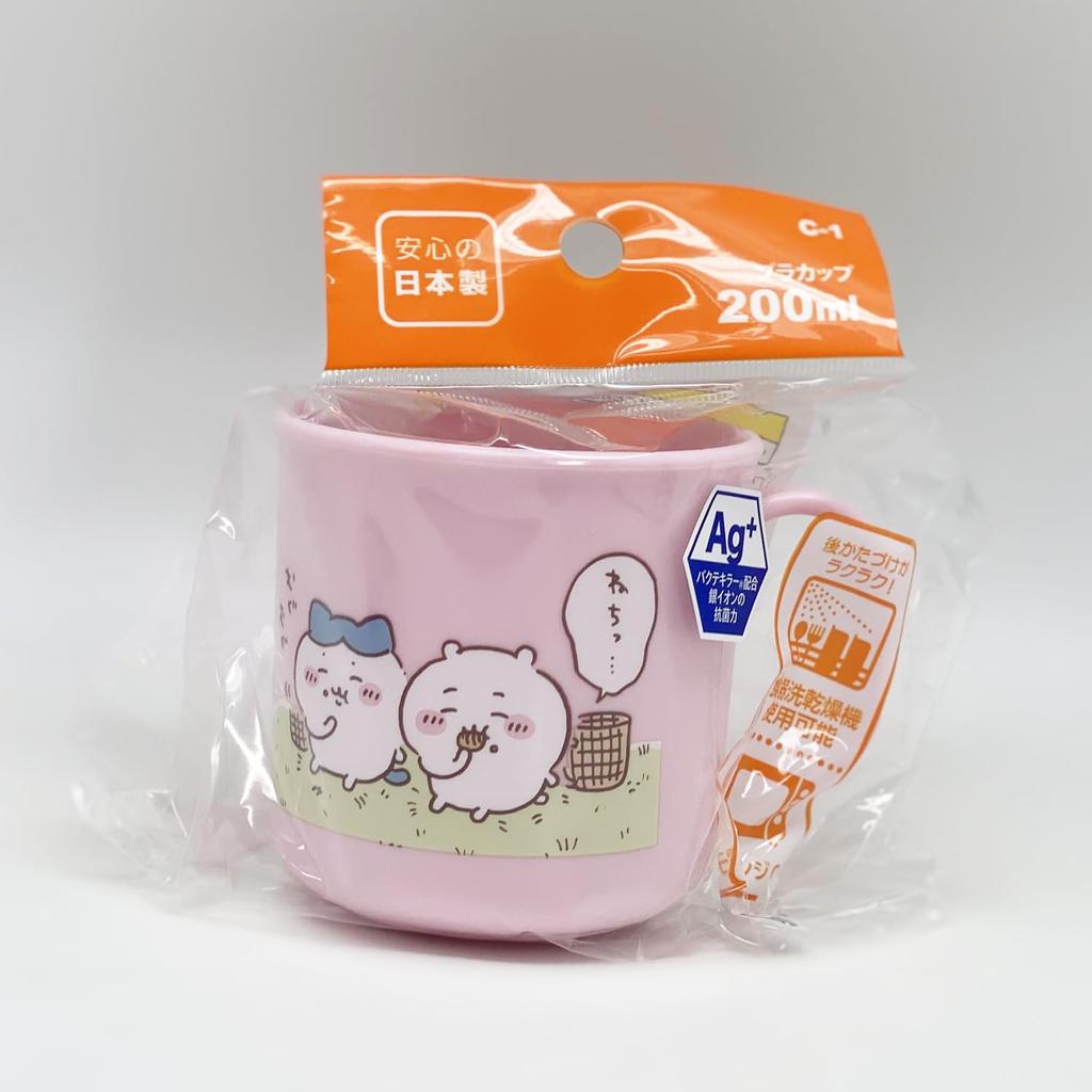 OSK Cup Microwave and Dishwasher with Made In Tumbler, Pink, 200ml, Chiikawa, Safe, Handle, Japan, C-1