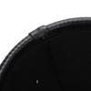 Motorcycle Low Profile Half Face Helmet Skull Cap Matte Black (M)