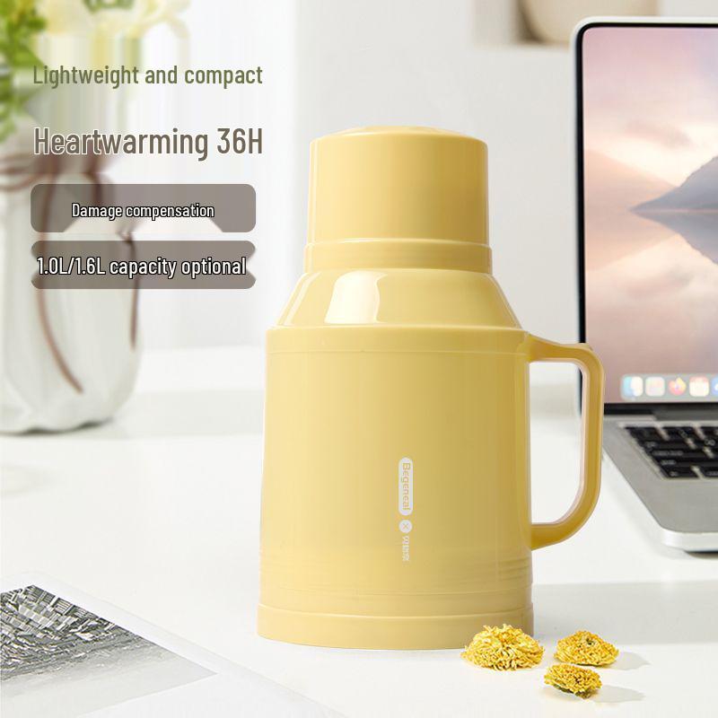 Compact Insulated Thermos Kettle: Household/Office Vacuum Flask and Hot Water Bottle