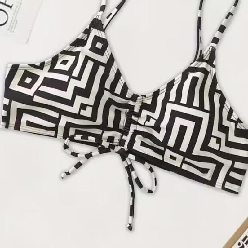 Women's Gradient Print Tankini Swimsuit with Shorts - Modest Tummy Control Swim Dress with Double Straps